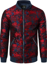 Load image into Gallery viewer, Noble Men's Luxury Paisley Floral Bomber Jacket