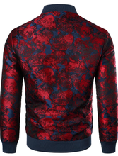 Load image into Gallery viewer, Noble Men's Luxury Paisley Floral Bomber Jacket