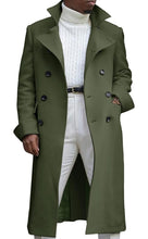 Load image into Gallery viewer, Noble Men's Notch Lapel Double Breasted Trench Peacoat