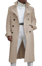 Load image into Gallery viewer, Noble Men's Notch Lapel Double Breasted Trench Peacoat