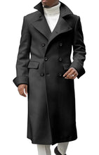 Load image into Gallery viewer, Noble Men's Notch Lapel Double Breasted Trench Peacoat