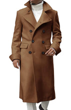 Load image into Gallery viewer, Noble Men's Notch Lapel Double Breasted Trench Peacoat