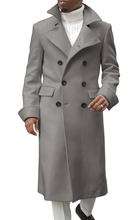 Load image into Gallery viewer, Noble Men's Notch Lapel Double Breasted Trench Peacoat