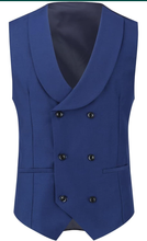 Load image into Gallery viewer, Noble Mens 3-Piece Plaid Suit Set