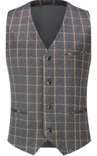 Load image into Gallery viewer, Noble Mens 3-Piece Plaid Suit Set