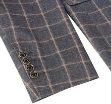 Load image into Gallery viewer, Noble Mens 3-Piece Plaid Suit Set