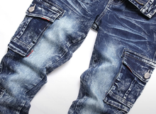 Load image into Gallery viewer, Noble Men Ripped Slim Fit Skinny Stretch Jeans