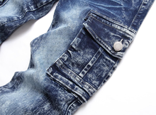 Load image into Gallery viewer, Noble Men Ripped Slim Fit Skinny Stretch Jeans