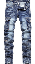Load image into Gallery viewer, Noble Men Ripped Slim Fit Skinny Stretch Jeans