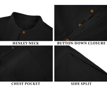 Load image into Gallery viewer, Noble Men's Cotton Linen Tunic