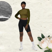 Load image into Gallery viewer, AJELANI CLASSIC - Recycled Long-Sleeve Crop Top