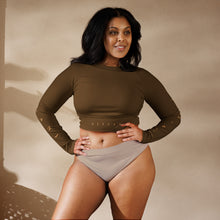 Load image into Gallery viewer, AJELANI- long-sleeve crop top