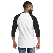 Load image into Gallery viewer, AJELANI MAN - 3/4 Sleeve Embroidered Raglan Shirt Black