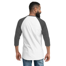 Load image into Gallery viewer, AJELANI MAN - 3/4 Sleeve Embroidered Raglan Shirt Black