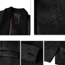 Load image into Gallery viewer, Men's Slim Fit 3 Piece One Button Shawl Collar Tuxedo