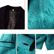 Load image into Gallery viewer, Men's Slim Fit 3 Piece One Button Shawl Collar Tuxedo