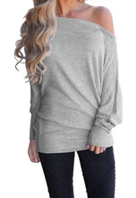 Load image into Gallery viewer, Women's Loose Off Shoulder Casual Batwing Tops