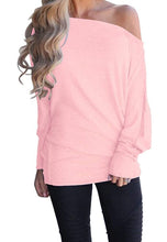 Load image into Gallery viewer, Women's Loose Off Shoulder Casual Batwing Tops