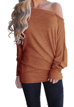 Load image into Gallery viewer, Women's Loose Off Shoulder Casual Batwing Tops
