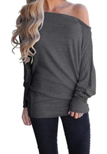 Load image into Gallery viewer, Women's Loose Off Shoulder Casual Batwing Tops