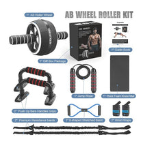 Load image into Gallery viewer, 10-In-1 Ab Wheel Roller Kit for Men and Women