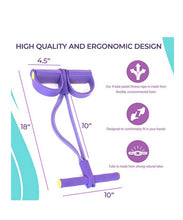 Load image into Gallery viewer, Elastic Pedal Resistance Band - Workout Ropes for Home Gym Training