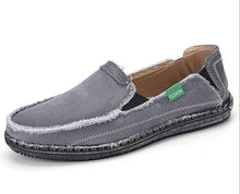 Load image into Gallery viewer, Men Canvas Slip on Deck Shoes