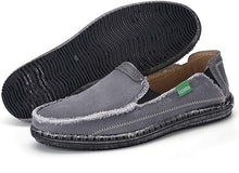 Load image into Gallery viewer, Men Canvas Slip on Deck Shoes
