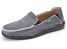 Load image into Gallery viewer, Men Canvas Slip on Deck Shoes