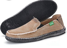 Load image into Gallery viewer, Men Canvas Slip on Deck Shoes