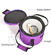 Load image into Gallery viewer, 8 Inch F Note Frosted Heart Quartz Crystal Singing Bowl with Mallet and O-ring