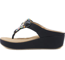 Load image into Gallery viewer, Women Bohemian Rhinestone Platform Wedge