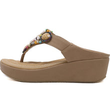 Load image into Gallery viewer, Women Bohemian Rhinestone Platform Wedge