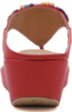 Load image into Gallery viewer, Women Bohemian Rhinestone Platform Wedge