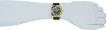Load image into Gallery viewer, Invicta Men's Black Dial Watch, Black/Yellow