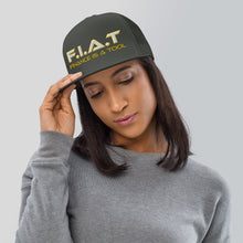 Load image into Gallery viewer, FIAT (WHITE/GOLD) - Snap Back