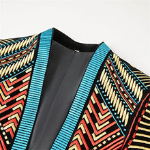 Load image into Gallery viewer, Noble Men Vintage Gold Embroidered Blazer