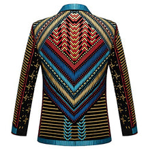Load image into Gallery viewer, Noble Men Vintage Gold Embroidered Blazer