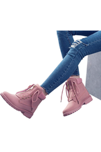Load image into Gallery viewer, Women's Ankle Bootie Combat Boots