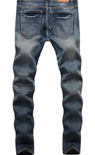 Load image into Gallery viewer, Men's Distressed Jeans