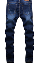 Load image into Gallery viewer, Men's Distressed Jeans