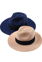 Load image into Gallery viewer, 2-Pack Straw Beach Hats For Women