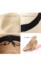 Load image into Gallery viewer, 2-Pack Straw Beach Hats For Women