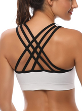 Load image into Gallery viewer, 3 Pack Cross Strapped Sports Bra