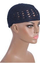 Load image into Gallery viewer, 3 Pack Hand made Unisex Crotchet Kufi