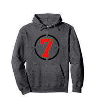 Load image into Gallery viewer, Circle 7 Moorish American Hoodie with Flag