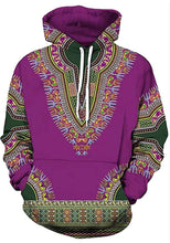 Load image into Gallery viewer, Unisex African Print Dashiki Long Sleeve Fashion Hoodies