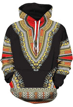 Load image into Gallery viewer, Unisex African Print Dashiki Long Sleeve Fashion Hoodies