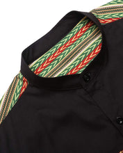 Load image into Gallery viewer, Men's African Dashiki Print Long Sleeve Button Down Shirt