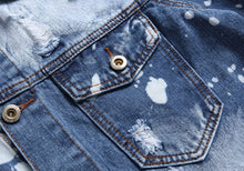 Load image into Gallery viewer, Men Slim Fit Denim Jacket Coat